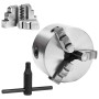 Self-centering lathe chuck with 3 jaws, 100 mm steel by vidaXL, Clamps and screws - Ref: Foro24-146705, Price: 88,22 €, Disco...