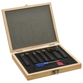 Set de herramientas de torneado indexable 12 pzas 12x12mm 80mm de vidaXL, Fresadoras - Ref: Foro24-146718, Precio: 109,37 €, ...