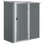 Gartenhaus aus verzinktem Stahl grau 180,5x97x209,5 cm von vidaXL, Schuppen - Ref: Foro24-150904, Preis: 198,92 €, Rabatt: %