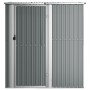 Galvanized steel garden shed in gray, 180.5x97x209.5 cm by vidaXL, Sheds - Ref: Foro24-150904, Price: 202,68 €, Discount: %
