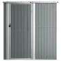 Gartenhaus aus verzinktem Stahl grau 180,5x97x209,5 cm von vidaXL, Schuppen - Ref: Foro24-150904, Preis: 198,92 €, Rabatt: %