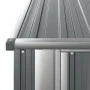 Gartenhaus aus verzinktem Stahl grau 180,5x97x209,5 cm von vidaXL, Schuppen - Ref: Foro24-150904, Preis: 198,92 €, Rabatt: %