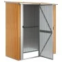 Cobertizo jardín acero galvanizado look madera 180,5x97x209,5cm de vidaXL, Cobertizos - Ref: Foro24-150906, Precio: 208,57 €,...