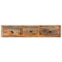 Solid Sheesham wood wall console table 100x25x20 cm by vidaXL, Side tables - Ref: Foro24-247749, Price: 139,36 €, Discount: %