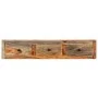 Solid Sheesham wood wall console table 100x25x20 cm by vidaXL, Side tables - Ref: Foro24-247749, Price: 131,82 €, Discount: %