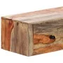Solid Sheesham wood wall console table 100x25x20 cm by vidaXL, Side tables - Ref: Foro24-247749, Price: 131,82 €, Discount: %