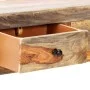 Solid Sheesham wood wall console table 100x25x20 cm by vidaXL, Side tables - Ref: Foro24-247749, Price: 131,82 €, Discount: %