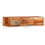 Mesa consola de pared madera maciza de Sheesham 100x25x20 cm de vidaXL, Mesas auxiliares - Ref: Foro24-247749, Precio: 139,25...