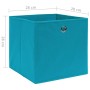 Aufbewahrungsboxen 4 Stück Vliesstoff babyblau 28x28x28 cm von vidaXL, Aufbewahrungskörbe - Ref: Foro24-325231, Preis: 24,37 ...