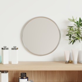 Round silver wall mirror Ø20 cm by vidaXL, Mirrors - Ref: Foro24-348173, Price: 17,96 €, Discount: %