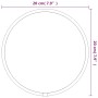 Silberner runder Wandspiegel Ø20 cm von vidaXL, Spiegel - Ref: Foro24-348173, Preis: 17,96 €, Rabatt: %