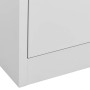 Armario archivador de acero gris claro 90x46x72,5 cm