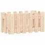 Planter with solid pine wood fence design 60x30x30 cm by vidaXL, Pots and planters - Ref: Foro24-832467, Price: 20,50 €, Disc...