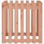 Planter with solid Douglas wood fence design 70x70x70 cm by vidaXL, Pots and planters - Ref: Foro24-832465, Price: 42,14 €, D...