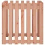 Planter with solid Douglas wood fence design 70x70x70 cm by vidaXL, Pots and planters - Ref: Foro24-832465, Price: 41,75 €, D...