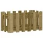 Jardinera diseño de valla madera de pino impregnada 60x30x30 cm by vidaXL, Pots and planters - Ref: Foro24-832471, Price: 21,...