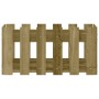 Jardinera diseño de valla madera de pino impregnada 60x30x30 cm by vidaXL, Pots and planters - Ref: Foro24-832471, Price: 22,...