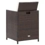 9-piece garden dining set and brown synthetic rattan cushions by vidaXL, Garden sets - Ref: Foro24-42526, Price: 476,58 €, Di...