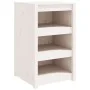 Massives Kiefernholz Outdoor-Küchenmöbel weiß 55x55x92 cm von vidaXL, Küchenschränke - Ref: Foro24-832342, Preis: 108,56 €, R...
