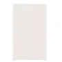 Massives Kiefernholz Outdoor-Küchenmöbel weiß 55x55x92 cm von vidaXL, Küchenschränke - Ref: Foro24-832342, Preis: 108,56 €, R...