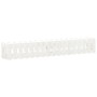 Raised garden bed with white pine wood fence 200x30x30cm by vidaXL, Pots and planters - Ref: Foro24-832503, Price: 47,84 €, D...