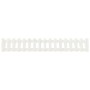 Raised garden bed with white pine wood fence 200x30x30cm by vidaXL, Pots and planters - Ref: Foro24-832503, Price: 47,84 €, D...