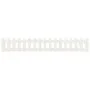 Raised garden bed with white pine wood fence 200x30x30cm by vidaXL, Pots and planters - Ref: Foro24-832503, Price: 47,84 €, D...