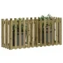 Raised garden bed made of impregnated pine wood fence 150x50x70cm by vidaXL, Pots and planters - Ref: Foro24-832501, Price: 5...