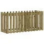 Raised garden bed made of impregnated pine wood fence 150x50x70cm by vidaXL, Pots and planters - Ref: Foro24-832501, Price: 5...