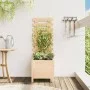 Planter with solid pine wood shelf 39x39.5x114 cm by vidaXL, Pots and planters - Ref: Foro24-832517, Price: 38,79 €, Discount: %