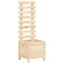 Planter with solid pine wood shelf 39x39.5x114 cm by vidaXL, Pots and planters - Ref: Foro24-832517, Price: 38,79 €, Discount: %