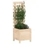 Planter with solid pine wood shelf 39x39.5x114 cm by vidaXL, Pots and planters - Ref: Foro24-832517, Price: 38,79 €, Discount: %