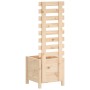 Planter with solid pine wood shelf 39x39.5x114 cm by vidaXL, Pots and planters - Ref: Foro24-832517, Price: 39,19 €, Discount: %