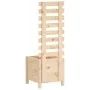Planter with solid pine wood shelf 39x39.5x114 cm by vidaXL, Pots and planters - Ref: Foro24-832517, Price: 38,79 €, Discount: %