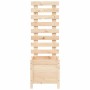 Planter with solid pine wood shelf 39x39.5x114 cm by vidaXL, Pots and planters - Ref: Foro24-832517, Price: 39,19 €, Discount: %