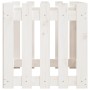 Hochbeet mit Zirbenholzzaun weiß 100x50x50cm von vidaXL, Töpfe und Pflanzgefäße - Ref: Foro24-832478, Preis: 42,14 €, Rabatt: %