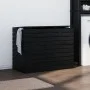 Cesto para la ropa sucia madera maciza pino negro 88,5x44x66 cm de vidaXL, Cestas para ropa - Ref: Foro24-833331, Precio: 161...