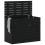 Wäschekorb Kiefernholz massiv schwarz 88,5x44x66 cm von vidaXL, Wäschekörbe - Ref: Foro24-833331, Preis: 164,26 €, Rabatt: %