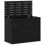 Cesto para la ropa sucia madera maciza pino negro 88,5x44x66 cm de vidaXL, Cestas para ropa - Ref: Foro24-833331, Precio: 161...