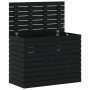 Wäschekorb Kiefernholz massiv schwarz 88,5x44x66 cm von vidaXL, Wäschekörbe - Ref: Foro24-833331, Preis: 164,26 €, Rabatt: %