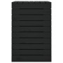 Wäschekorb Kiefernholz massiv schwarz 88,5x44x66 cm von vidaXL, Wäschekörbe - Ref: Foro24-833331, Preis: 164,26 €, Rabatt: %