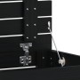 Wäschekorb Kiefernholz massiv schwarz 88,5x44x66 cm von vidaXL, Wäschekörbe - Ref: Foro24-833331, Preis: 164,26 €, Rabatt: %