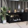 Outdoor-Küchenmöbel aus massivem Kiefernholz schwarz 106x55x64 cm von vidaXL, Küchenschränke - Ref: Foro24-832335, Preis: 149...