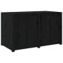 Outdoor-Küchenmöbel aus massivem Kiefernholz schwarz 106x55x64 cm von vidaXL, Küchenschränke - Ref: Foro24-832335, Preis: 149...