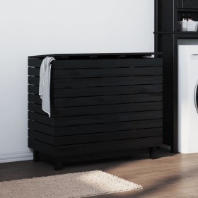 Solid pine wood laundry hamper 88.5x44x76 cm by vidaXL, Laundry baskets - Ref: Foro24-833333, Price: 171,48 €, Discount: %