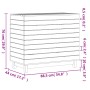 Wäschekorb aus massivem Zirbenholz 88,5x44x76 cm von vidaXL, Wäschekörbe - Ref: Foro24-833333, Preis: 171,48 €, Rabatt: %