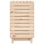 Solid pine wood laundry hamper 88.5x44x76 cm by vidaXL, Laundry baskets - Ref: Foro24-832323, Price: 104,25 €, Discount: %