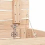 Solid pine wood laundry hamper 88.5x44x76 cm by vidaXL, Laundry baskets - Ref: Foro24-832323, Price: 104,25 €, Discount: %