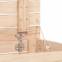 Wäschekorb aus massivem Zirbenholz 88,5x44x76 cm von vidaXL, Wäschekörbe - Ref: Foro24-832323, Preis: 105,42 €, Rabatt: %