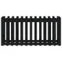Arriate elevado jardín con valla madera pino negro 150x50x70cm de vidaXL, Maceteros y jardineras - Ref: Foro24-832499, Precio...